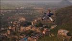 flying fox zip-lining, neemrana fort palace